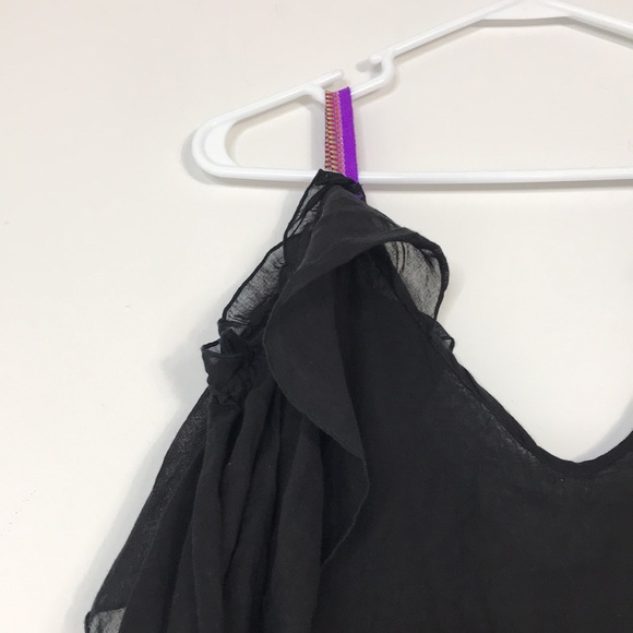 NWT Pitusa Camille Cold-Shoulder Ruffle Short Dress - Picture 3 of 7